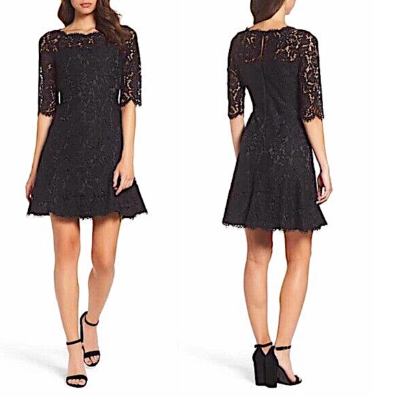 Eliza J Lace Fit & Flare Cocktail Dress, - Picture 1 of 10